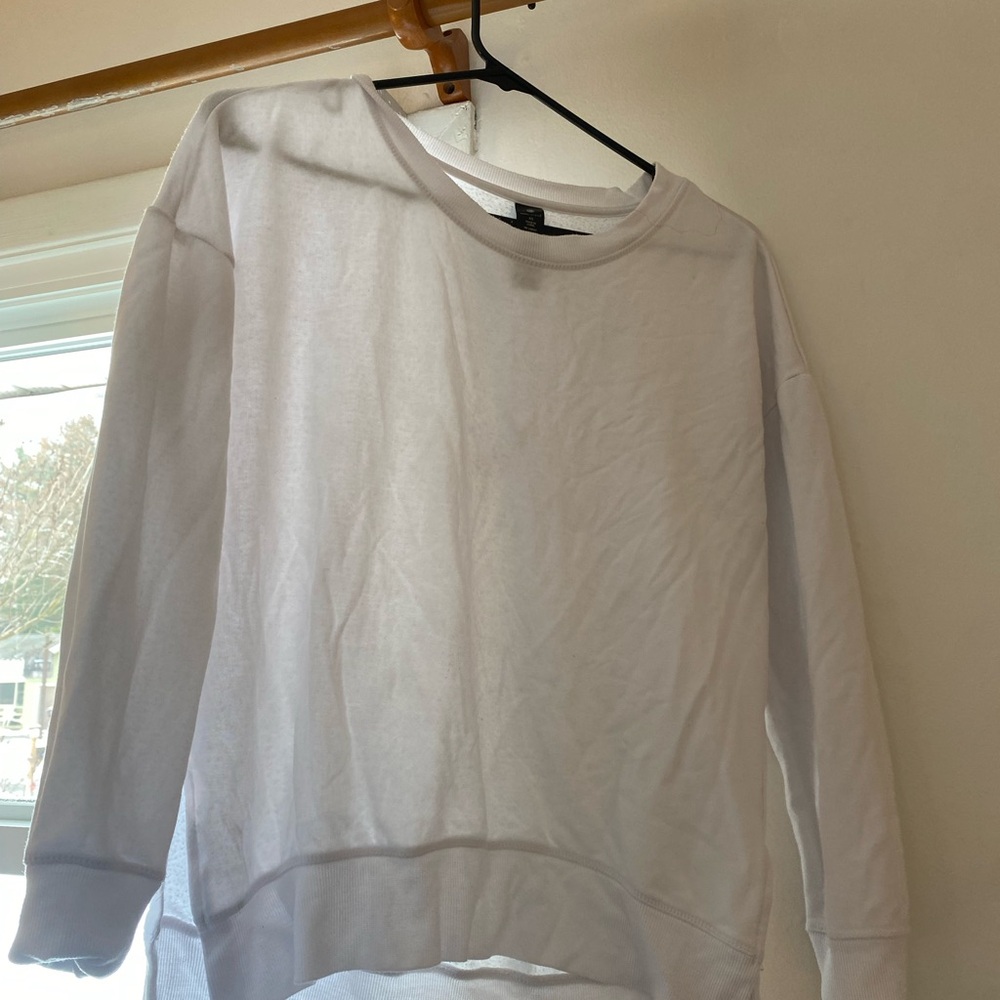 White Long Sleeve Top